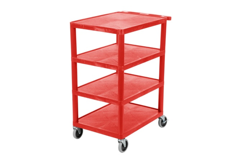 Luxor Flat Shelf Utility Carts