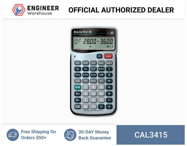 Calculated Industries Qualifier Plus IIIX Real Estate/Mortgage Calculator - 3415