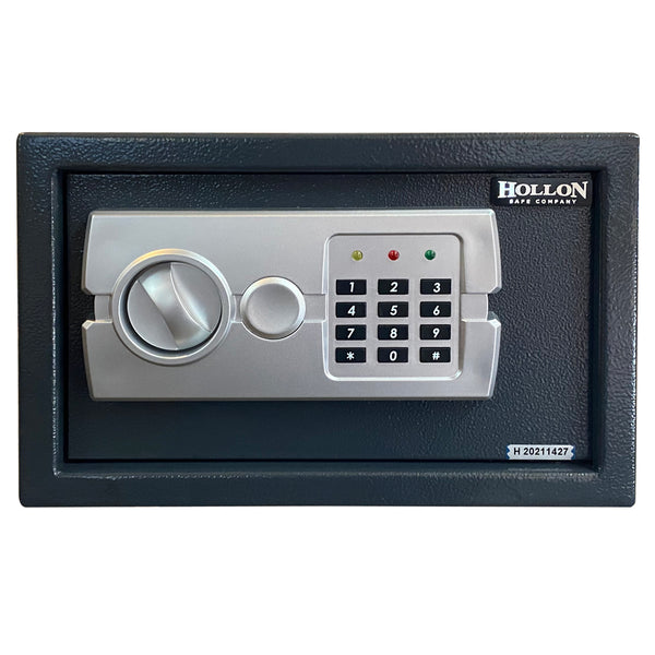 Hollon Safe 7.75" x 12.25" x 7.75" Hotel Safe (Black) - E20