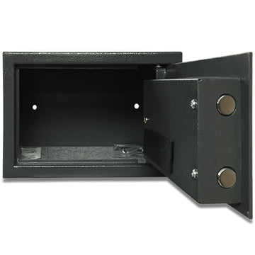 Hollon Safe 7.75" x 12.25" x 7.75" Hotel Safe (Black) - E20