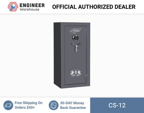 Hollon Safe 59 x 22 x 16 Crescent Shield Gun Safe Series (Gun Metal Gray) - CS-12