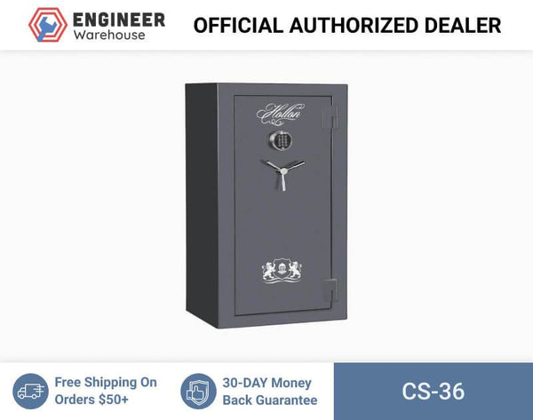 Hollon Safe 59 x 36 x 26 Crescent Shield Gun Safe Series (Gun Metal Gray) - CS-36