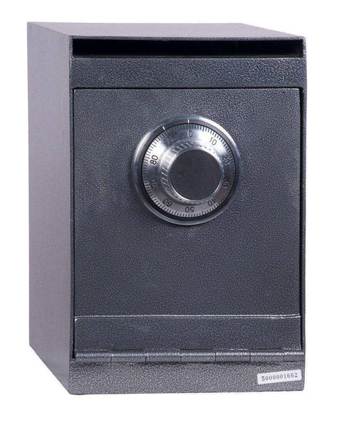 Hollon Safe 12" x 8" x 10" Drop Safe (Gray) - HDS-03C