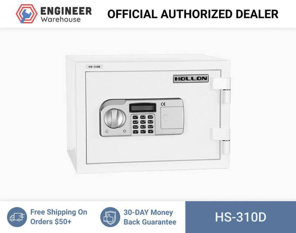 Hollon Safe 11 3/4” x 16 1/2” x 14” 2 Hour Home Safe (White) - HS-310D