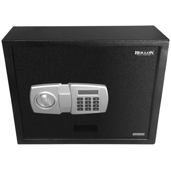 Hollon Safe 5” x 15 3/4" x 13 3/4" Pistol Safe (Black) - PBE-2