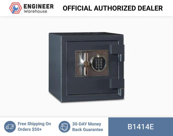 Hollon Safe 14" x 14" x 14" B-Rated Cash Safe (Gray) - B1414E