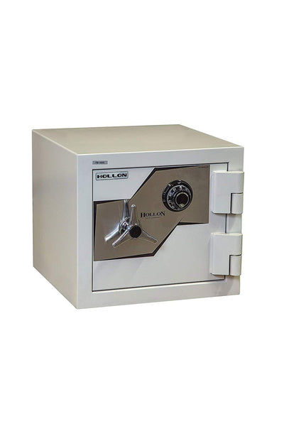 Hollon Safe Oyster Series 17 3/4" x 20" x 20 3/8" Fire and Burglary Safe (White) - FB-450C