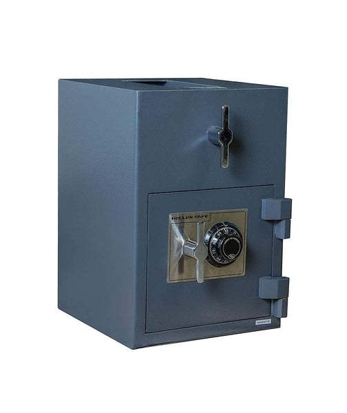 Hollon Safe 20" x 14" x 14" Rotary Hopper Depository Safe (Gray) - RH-2014C