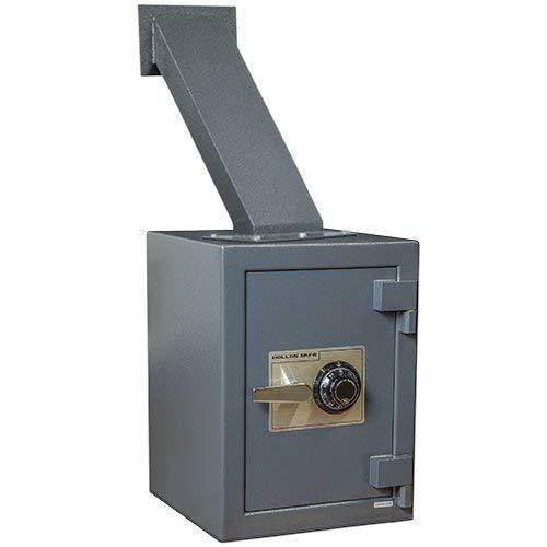 Hollon Safe 20" x 15" x 15" Through the Wall Depository Safe (Gray) - TTW-2015C