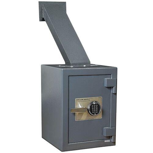 Hollon Safe 20" x 15" x 15" Through the Wall Depository Safe (Gray) - TTW-2015E