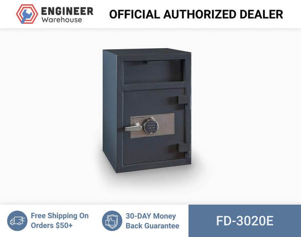 Hollon Safe 30" x 20" x 20" Depository Safe (Gray) - FD-3020E
