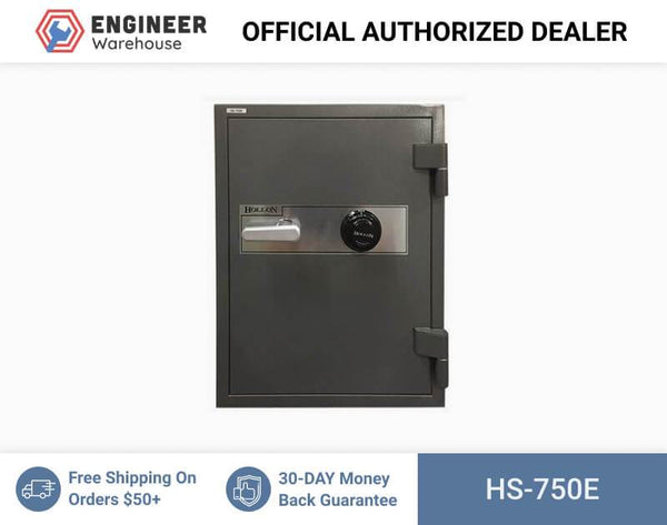Hollon Safe 27” x 21” x 20 1/8” 2 Hour Office Safe (Gray) - HS-750E