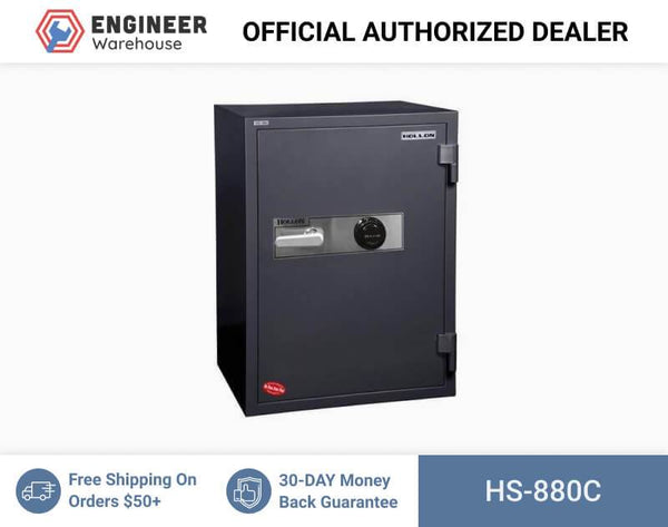 Hollon Safe 32” x 23 1/4” x 21 3/4” 2 Hour Office Safe (Gray) - HS-880C