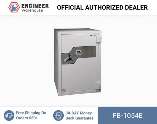 Hollon Safe Oyster Series 41 1/2" x 28" x 29" Fire and Burglary Safe (White) - FB-1054E