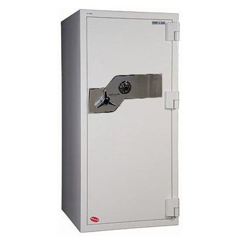 Hollon Safe Oyster Series 59 1/2" x 28" x 29" Fire and Burglary Safe (White) - FB-1505C