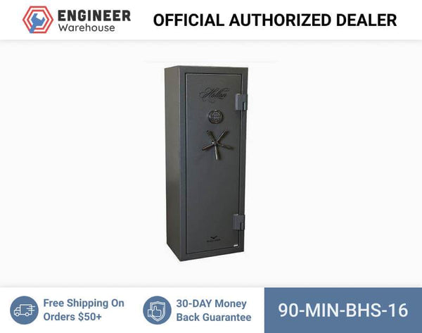 Hollon Safe 59 x 24 x18 Black Hawk Gun Safe Series (Hammered Gray) - 90 MIN BHS-16