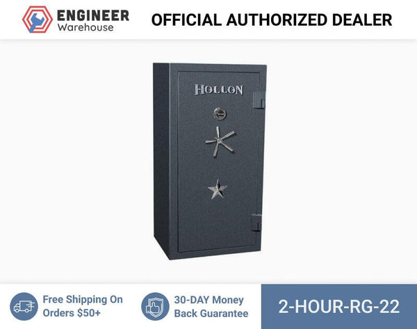 Hollon Safe 59 x 30 x 24 Republic Gun Safe Series (Charcoal) - 2 HOUR RG-22