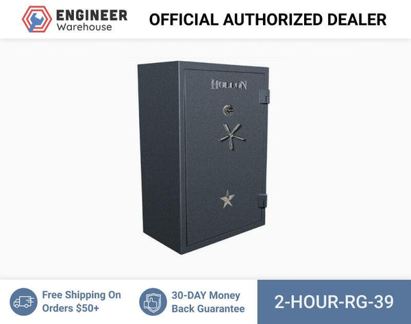 Hollon Safe 59 x 39 x 24 Republic Gun Safe Series (Charcoal) - 2 HOUR RG-39