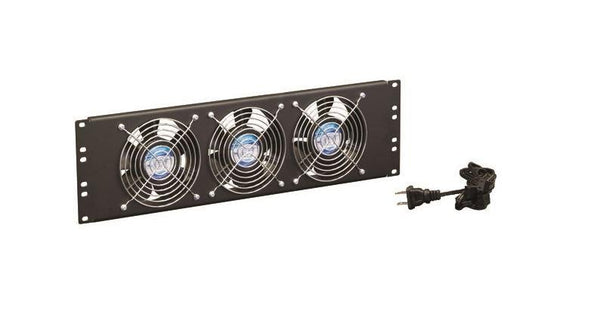 Kendall Howard 3U Triple Fan Panel - 1908-3-001-02