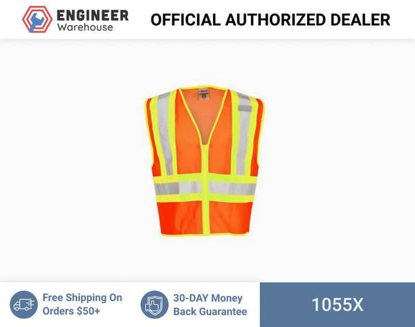 ML Kishigo Class 2 Contrasting Mesh Vest XLarge (Orange) - 1055X