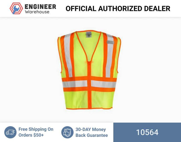 ML Kishigo Class 2 Contrasting Mesh Vest 4XLarge (Lime) - 10564