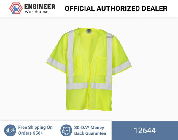 ML Kishigo Class 3 Economy All Mesh Vest 4XLarge (Lime) - 12644