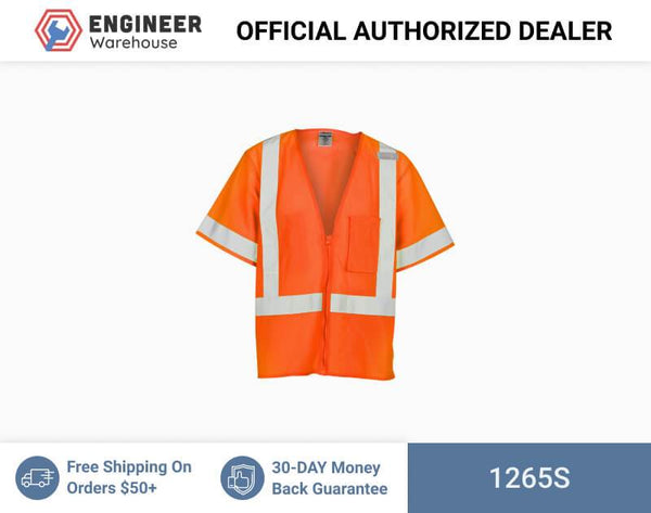 ML Kishigo Class 3 Economy All Mesh Vest Small (Orange) - 1265S