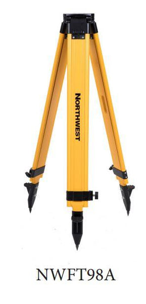 Northwest Instrument Heavy-Duty Wood/Fiberglass Flat-Head Tripod w/ Wing Nut Lock - NWFT98A