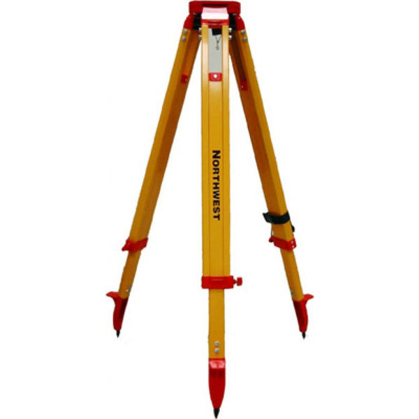 Northwest Instrument 38†to 62†Contractor’s Yellow Powder-Coated Dome-Head Tripod w/ Quick Clamp - NAT94