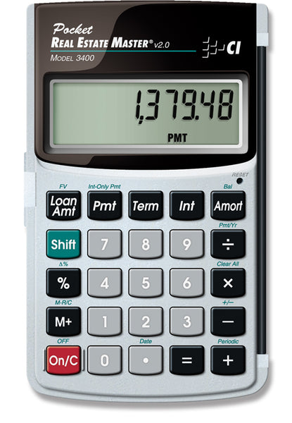 Calculated Industries Pocket Real Estate Master Residential Finance Calculator - 3400