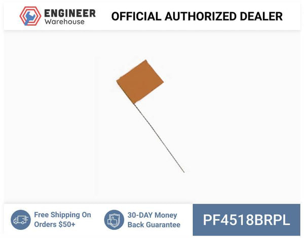 Smi-Carr - PVC Flag 4x5x18 1000 Brown - PF4518BRPL