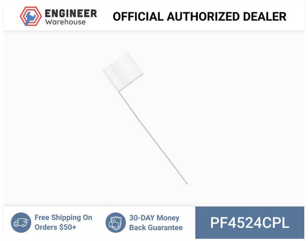 Smi-Carr - PVC Flag 4x5x24 1000 Clear - PF4524CPL