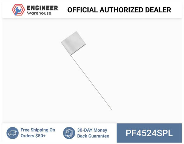 Smi-Carr - PVC Flag 4x5x24 1000 Silver - PF4524SPL