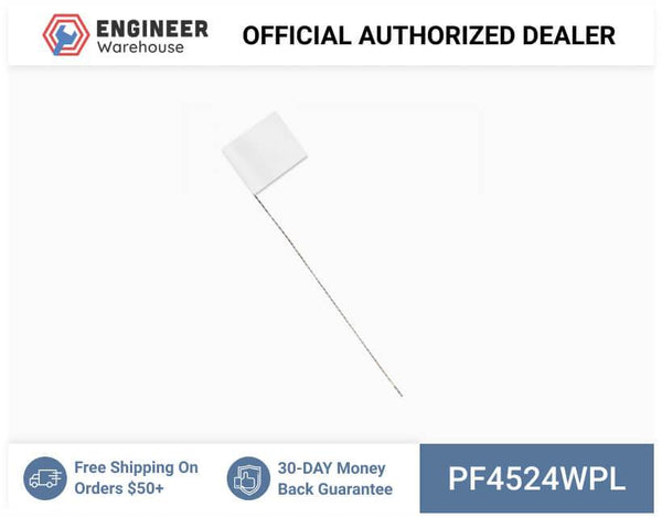 Smi-Carr - PVC Flag 4x5x24 1000 White - PF4524WPL
