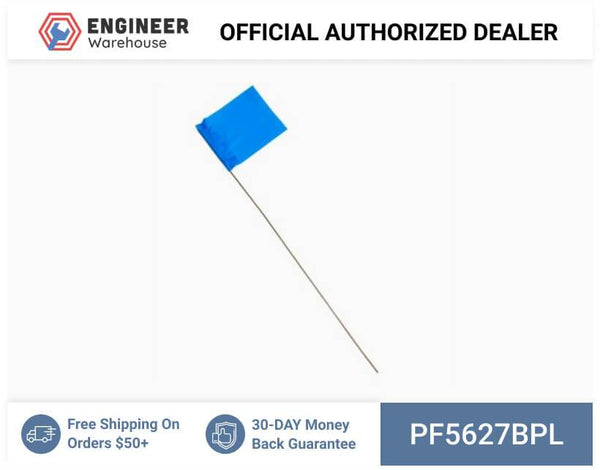 Smi-Carr - PVC Flag 5x6x27 1000 Blue - PF5627BPL
