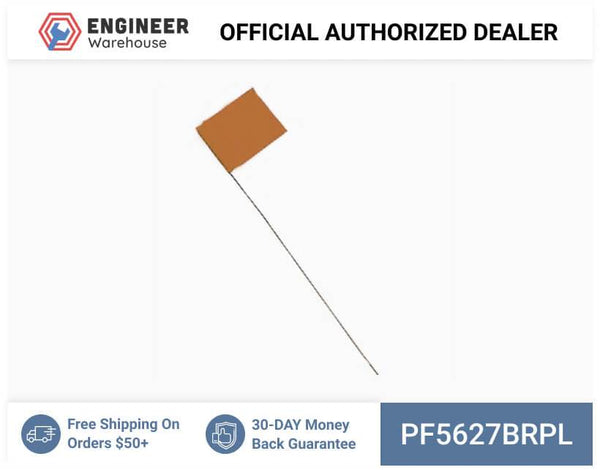 Smi-Carr - PVC Flag 5x6x27 1000 Brown - PF5627BRPL