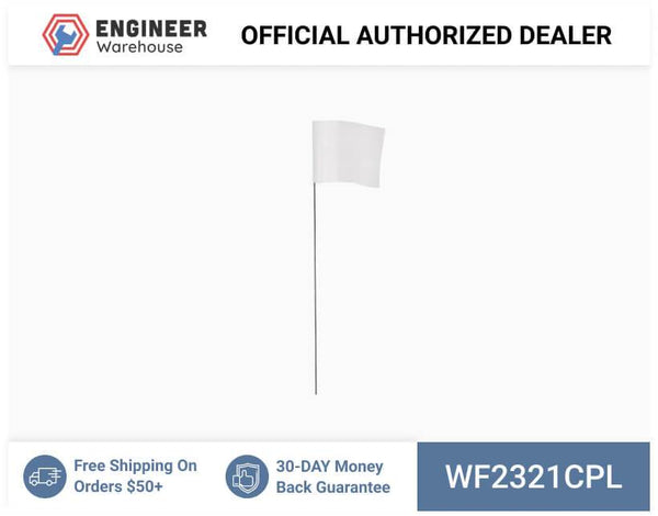Smi-Carr - Wire Flag 2.5x3.5x21 1000 Clear - WF2321CPL