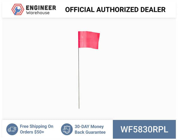 Smi-Carr - Wire Flag 5x8x30 1000 Red - WF5830RPL