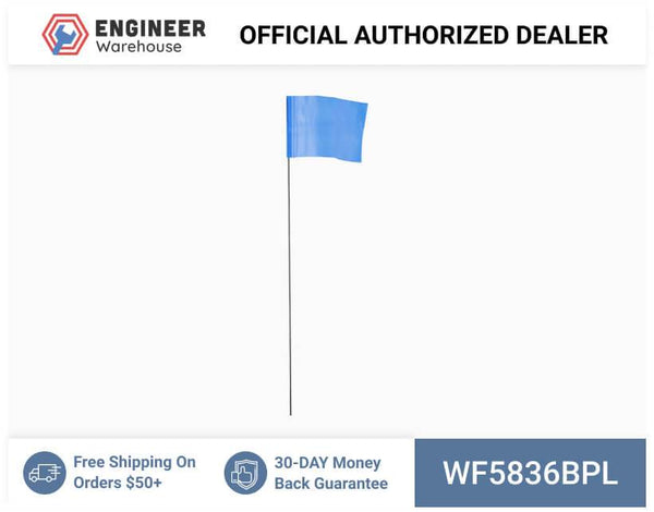 Smi-Carr - Wire Flag 5x8x36 1000 Blue - WF5836BPL