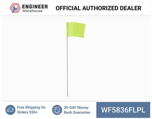Smi-Carr - Wire Flag 5x8x36 1000 Flo Lime - WF5836FLPL