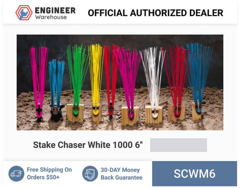 Smi-Carr - Stake Chaser White 1000 6'' - SCWM6