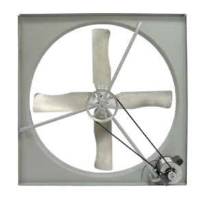 TPI 24" 230/460V 1/3 HP 3PH Commercial Belt-Drive Exhaust Fan - CE24B3