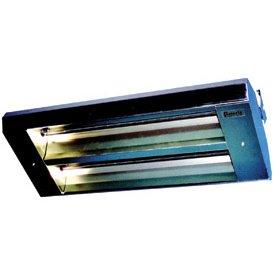 TPI 2-Lamp 5KW 208V 90 Symmetrical Mul-T-Mount Infrared Heater w/ Stainless Steel Housing - 34290THSS208V