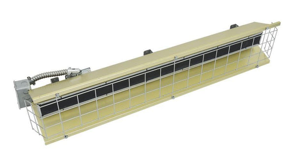 TPI 3.15 KW 600V FSS Series Heavy Duty Flat Panel Emitter Electric Overhead Infrared Heater - FSS31571