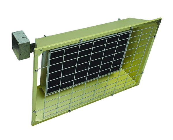 TPI 4.3KW 480V FSS Series Heavy Duty Flat Panel Emitter Electric Overhead Infrared Heater - FSS43483