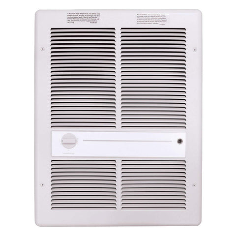 TPI 4800W 277V 3310 Series Fan Forced Wall Heater (Ivory) - Without Summer Fan Switch - No Thermostat - G3317RP