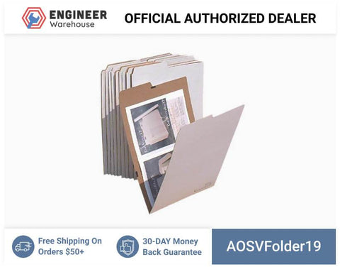 AOS 12" x 18" V/Folder Vertical Flat Storage - 10 Pcs - VFolder19