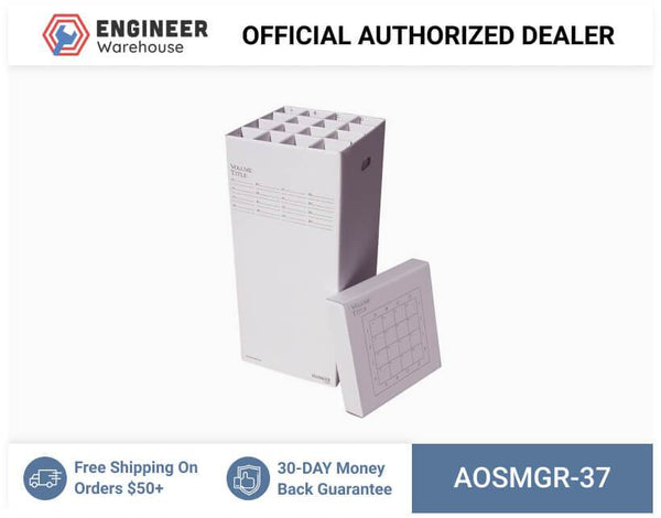 AOS 36" Manager Rolled Document Storage (16 4" x 4" Slots) - MGR-37