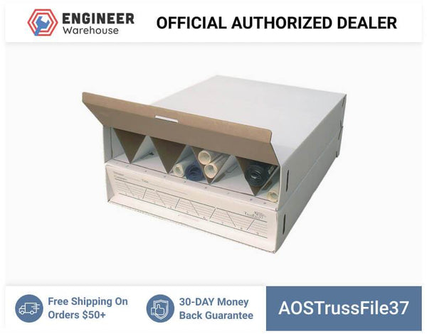 AOS 36" Modular Stackable Blueprint Roll File Storage - TrussFile37