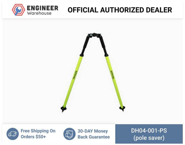 Dutch Hill Pole Saver Aluminum Bipod (Fluorescent Yellow) - DH04-001-PS